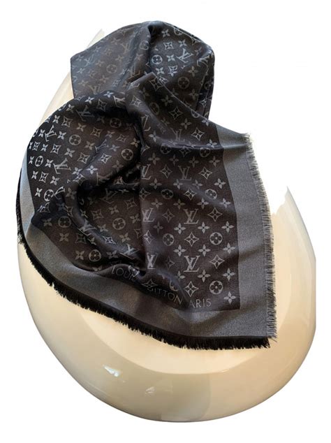 Louis Vuitton Chale Studded Silk Scarf 